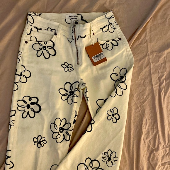 Reformation Julianna Zip Mid Rise Straight Leg Jeans. Size 26. - Picture 1 of 4